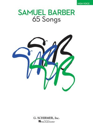 BARBER - 65 SONGS HIGH VOICE