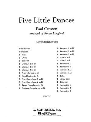 CRESTON - 5 LITTLE DANCES CB3 FULL SCORE