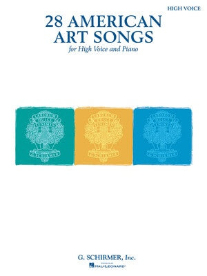 28 AMERICAN ART SONGS HIGH VOICE/PIANO