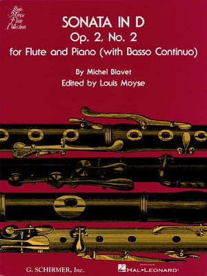 BLAVET - SONATA D MAJOR OP 2 NO 2 FLUTE/PIANO