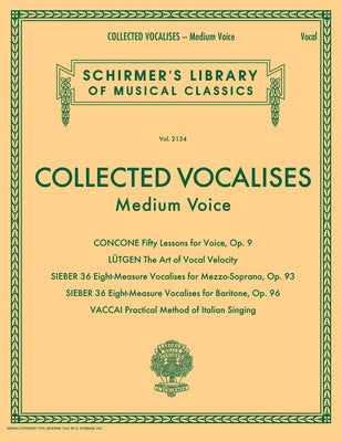 COLLECTED VOCALISES MEDIUM VOICE
