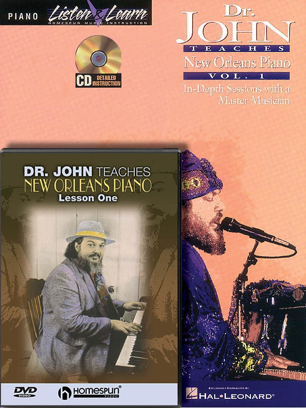 DR JOHN TEACHES NEW ORLEANS PIANO BUNDLE