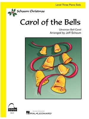 CAROL OF THE BELLS EASY PIANO S/S ARR SCHAUM