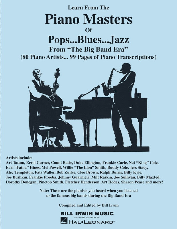 LEARN FROM THE PIANO MASTERS OF POP BLUES JAZZ