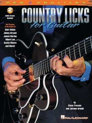 COUNTRY LICKS FOR GUITAR BK/OLA