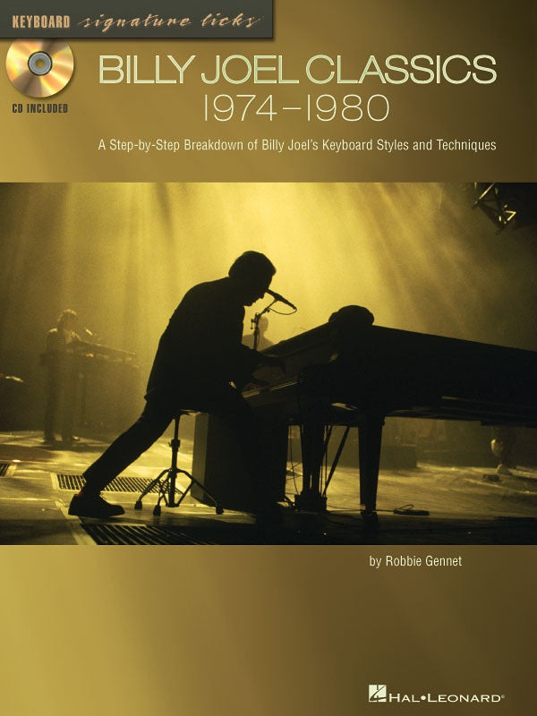 BILLY JOEL CLASSICS SIG LICKS BK/CD 1974-1980