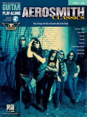 AEROSMITH CLASSICS GUITAR PLAYALONG V48 BK/OLA