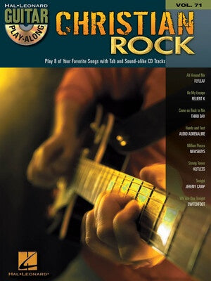 CHRISTIAN ROCK GUITAR PLAY ALONG V71 BK/CD