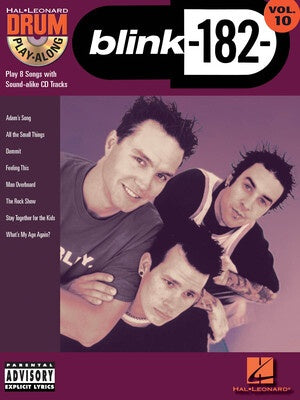BLINK 182 DRUM PLAY ALONG V10 BK/CD