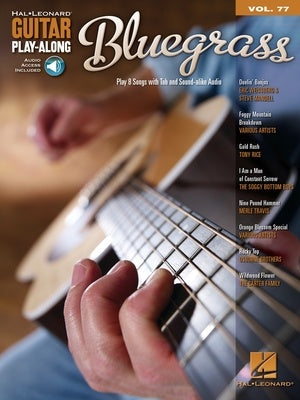 BLUEGRASS GUITAR PLAYALONG V77 BK/OLA