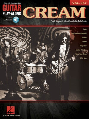 CREAM GUITAR PLAYALONG V107 BK/OLA