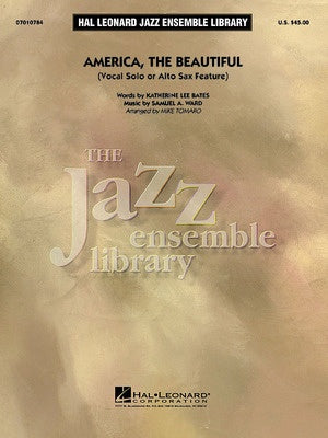 AMERICA THE BEAUTIFUL VOCAL OR ALTO SAX FEATURE JE4 SC/PTS