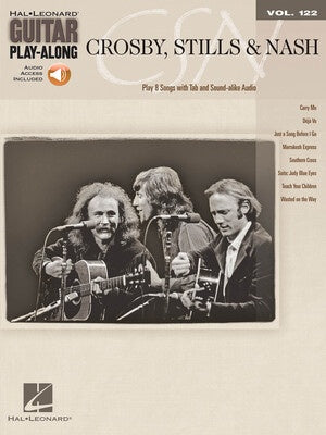 CROSBY STILLS & NASH GUITAR PLAY ALONG BK/CD V12