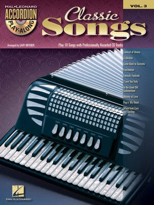 CLASSIC SONGS ACCORDION PLAYALONG V3 BK/CD