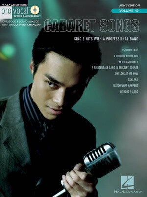 CABARET SONGS PRO VOCAL MEN V49 BK/CD