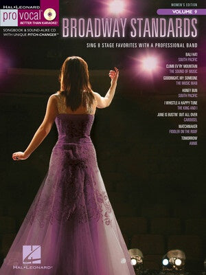 BROADWAY STANDARDS PRO VOCAL WOMENS V9 BK/CD