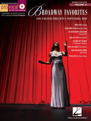 BROADWAY FAVORITES PRO VOCAL WOMENS V41 BK/CD