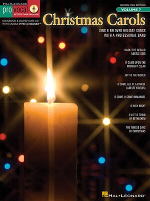 CHRISTMAS CAROLS PRO VOCAL V7 MEN & WOMEN BK/CD