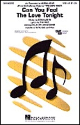 CAN YOU FEEL THE LOVE TONIGHT SHOWTRAX CD