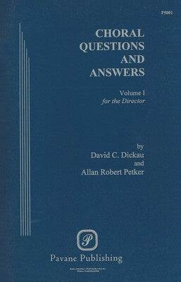 CHORAL QUESTIONS AND ANSWERS VOL 1