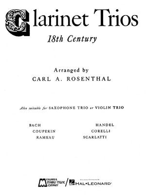 CLARINET TRIOS 18TH CENTURY