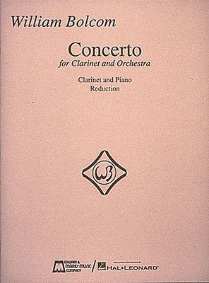 BOLCOM - CONCERTO FOR CLARINET/PIANO