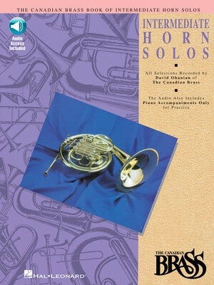 CANADIAN BRASS INTERMEDIATE HORN SOLOS BK/CD
