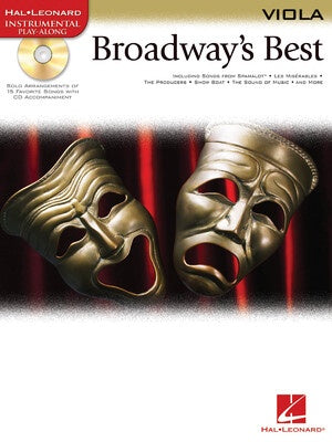 BROADWAYS BEST BK/CD VIOLA