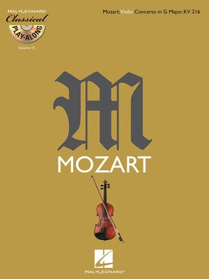 CLASSICAL PLAY ALONG VIOLIN CONCERTO K216 BK/CD