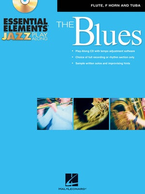 BLUES EE JAZZ PLAY ALONG FL FH TUBA W/CD