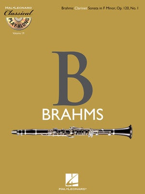 CLASSICAL PLAY ALONG CLARINET SONATA OP 120 BK/C