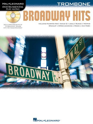 BROADWAY HITS BK/CD TROMBONE