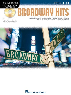 BROADWAY HITS BK/CD CELLO
