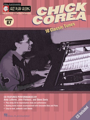 CHICK COREA JAZZ PLAYALONG V67 BK/CD