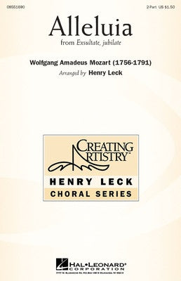 ALLELUIA (EXULTATE JUBILATE) 2 PT