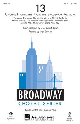 13 THE BROADWAY MUSICAL SATB