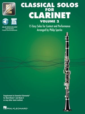 CLASSICAL SOLOS FOR CLARINET VOL 2 BK/OLM