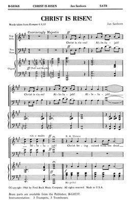 CHRIST IS RISEN! SATB/ORDGAN (POD)