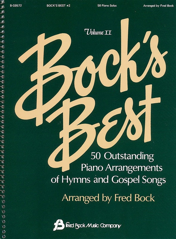 BOCKS BEST VOL 2 50 PIANO ARRANGMENTS HYMNS & GOSPEL SONGS