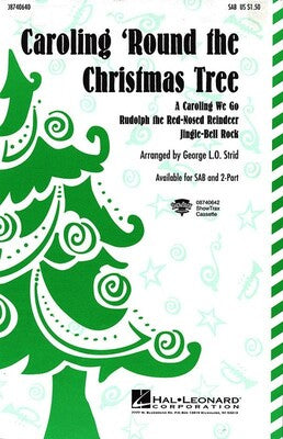 CAROLING ROUND XMAS TREE 2PT
