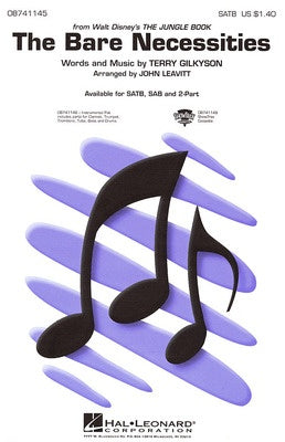 BARE NECESSITIES SATB
