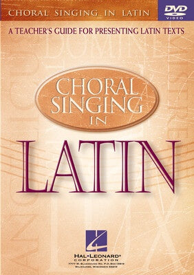 CHORAL SINGING IN LATIN DVD