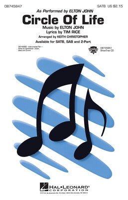 CIRCLE OF LIFE SATB
