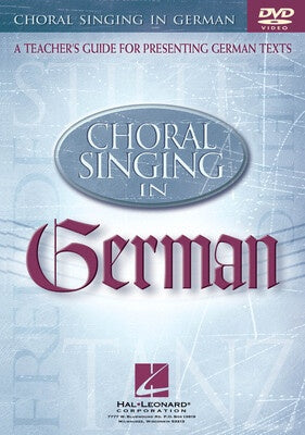 CHORAL SINGING IN GERMAN DVD
