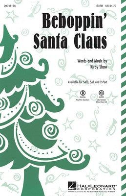 BEBOPPIN SANTA CLAUS SATB