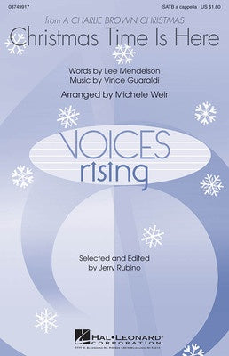 CHRISTMAS TIME IS HERE SATB A CAPPELLA