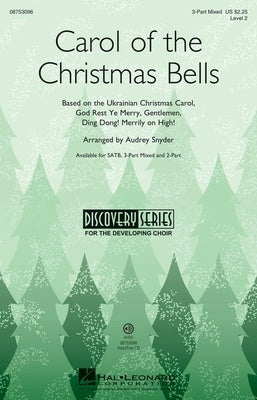 CAROL OF THE CHRISTMAS BELLS SATB