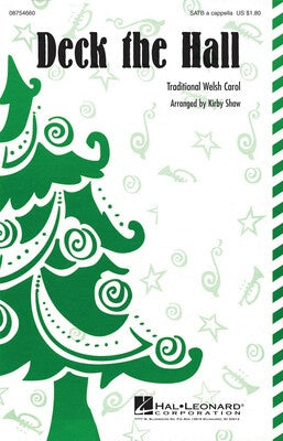 DECK THE HALL SATB A CAPPELLA