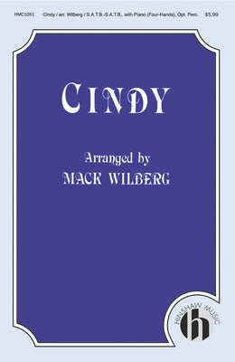 CINDY SATB DOUBLE CHOIR