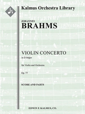 BRAHMS - VIOLIN CONCERTO D MAJOR OP 77 ORCHESTRA SC/PTS